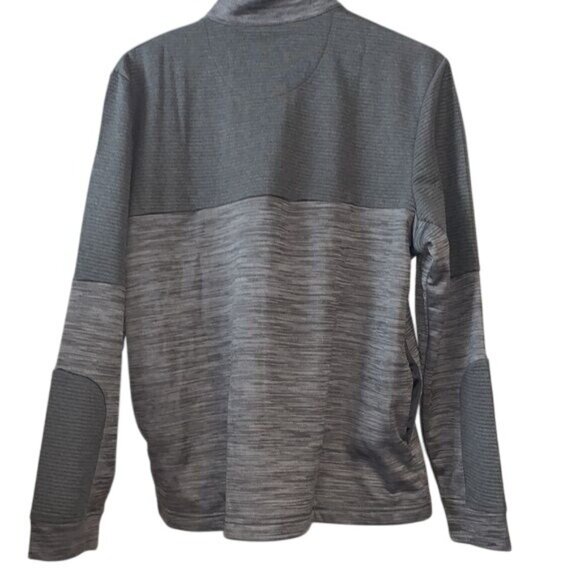 Callaway Mens Opti-Dri 1/4 Zip Pullover Jacket Gray S Polyester - Picture 9 of 11